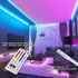 Bason Under Cabinet Lights with 44 Keys Remote and Power Supply, Under Bed Lights 32.8ft High Bright 300 LEDs Light Strips Kit for Kitchen,Bar,Computer Desk, Wall Lights.