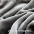 Bedsure Fleece Blanket Twin Size 350GSM - Soft Blankets for Bed All Season,60x80 Inches Grey