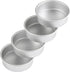 Wilton Aluminum 6-Inch Round Cake Pan Set, 4-Piece