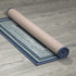 Ottomanson Ottohome Collection Contemporary Bordered Design Rubberback Area Rug, 2'3" x 3', Blue
