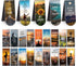 Magnetic Bookmarks,46PCS Inspirational Slogan Nature Scenery Pattern Bookmarks, Encourage Yourself Book Mark for Book Lovers,Women, Man, Kids,Gift, Tudents, Teachers, School, Home(2.4 x 1 inch)
