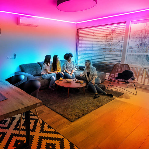 60ft Daybetter Smart Led Lights,5050 RGB Led Strip Lights Kits with Remote, App Control Timer Schedule Led Music Strip Lights(2 Rolls of 30ft)