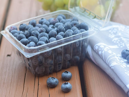 35 PACK - Plastic Berry Basket/Produce Containers - Pint Size