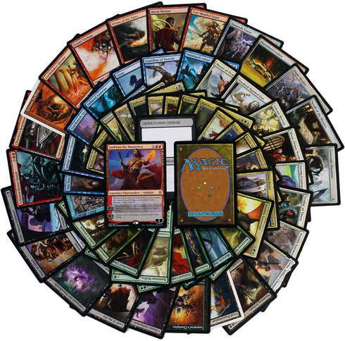 Cosmic Games 61 Magic the Gathering Rares Collection | 61 Assorted MTG Gold Symbol Rare Cards + 1 Planeswalker | Includes Huge Variety from Several Expansions | Great Mix of Colors, Spells & Creatures