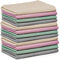 Nanoscale-Cleaning Cloth, Lint Free Cloth Fish Scale 12 PCS Reusable Rags No Scratch Soft Streak-Free for Mirrors, Glass Car, Screen, Dishes (9.8" x 9.8")