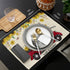 Harvest Farm Red Truck Full of Blooming Sunflowers Placemats - Set of 4 Washable Stain Resistant Kitchen Table Mats - Cotton Linen Woven Dining Table Mats - 12" x 18"