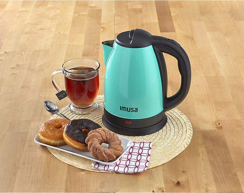 IMUSA USA GAU-18220T Teal 1.8L Electric Tea Kettle