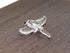 Sansukjai Rare Manta Ray Tiny Crystal Figurines Hand Blown Clear Glass Art Sea Animals Collectible Gift Home Decor (N)