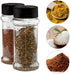 TUZAZO 8 oz Clear Plastic Spice Jar with Shaker Lids and Labels, Empty Spice Jars Bottles Plastic Seasoning Containers for Storing Spice, Herbs and Seasoning Powders (14 Pack)