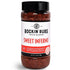 Sweet Inferno Seasoning and Rub | Smoky Sweet Dry Rub Spices for Salmon, Hamburgers, Steak, Chicken, Pork, Brisket, Ribs and Veggies | Rockin' Rubs, 4.5 oz