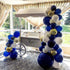 Oopat DIY Royal Blue Balloon Garland Kit for Royal Prince Baby Shower Wedding Graduation Boys First Birthday Party Centerpiece Backdrop Party Decoration