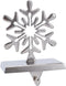 Snowflake Christmas Stocking Hangers for Mantel?Snowflake Christmas Stocking Holders for Fireplace Mantel Hooks Hanger for Christmas Snowflake Stockings Clip for Christmas Decoration (Snowflake)
