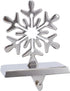Snowflake Christmas Stocking Hangers for Mantel?Snowflake Christmas Stocking Holders for Fireplace Mantel Hooks Hanger for Christmas Snowflake Stockings Clip for Christmas Decoration (Snowflake)