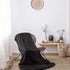 Kingole Flannel Fleece Microfiber Throw Blanket, Luxury Black Twin Size Light Weight Cozy Couch Bed Super Soft and Warm Plush Solid Color 250GSM (66 x 90 inches)