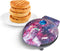 Dash Mini Waffle Maker Machine for Individuals, Paninis, Hash Browns, & Other On the Go Breakfast, Lunch, or Snacks, with Easy to Clean, Non-Stick Sides, Purple Galaxy 4 Inch