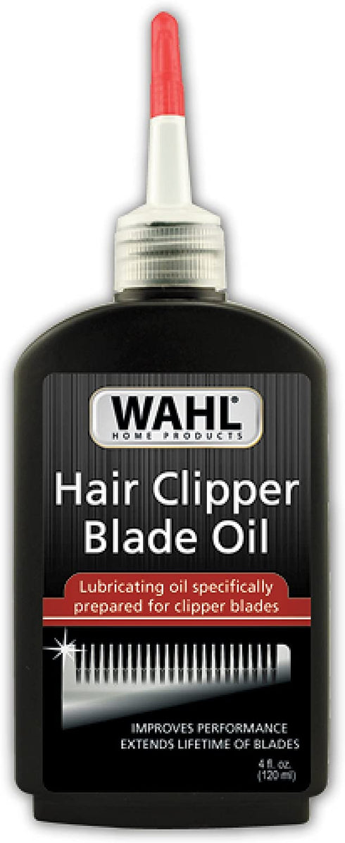 Wahl Premium Hair Clipper Blade Lubricating Oil for Clippers, Trimmers, & Blade Corrosion for Rust Prevention – 4 Fluid Ounces – Model 3310-300