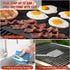 Grill Accessories, 122PCS Grill Set BBQ Tools Gifts for Men & Women, Grilling Tools Set for Outdoor Grill, Stainless Steel BBQ Kit, Grill Mats for Camping/Backyard Barbecue, Grill Utensils Set for Dad