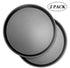 12 Inch Pizza Baking Pan 2 Pack, Middle Size Nonstick Pizza Crisper Apple Pie Pan Oven Baking Tray Platter Heavy Duty Thicken