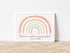 Herzii Prints Maya Angelou Quotes Wall Art Rainbow Decor - Boho Classroom Rainbow Decor, Inspirational Quotes Wall Art, Neutral Rainbow Decor Try To Be A Rainbow Quote Nursery Posters (14x11 UNFRAMED)