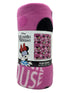 Disney Minnie Mouse Throw Blanket 45" x 60" Allover Print Pink