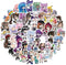 wyyeleswm Gacha Life Game Stickers 50PCS Cartoon Character Costume Game Stickers Vinyl Waterproof Stickers for Laptop Bumper Water Bottles Computer Phone Car Stickers and Decals car Stickers for Girl (gacha life)