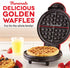 Dash Express 8 Waffle Maker for Waffles, Paninis, Hash Browns + other Breakfast, Lunch, or Snacks, with Easy Clean, Dual Non-Stick Surfaces - Red