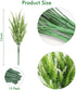 Artificial Lavender Flowers 12 Bundles Outdoor UV Resistant Fake Flowers No Fade Faux Plastic Plants Garden Porch Window Box Decorating (White)