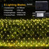 Christmas LED Net Lights, 380 LED 11.8ft x 5.2ft 8 Modes Mesh Fairy String Lights, Xmas Decorative Lights for Christmas Trees, Bushes, Weddings, Garden, Indoor Outdoor Decorations (Warm White)