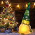 Lighted Christmas Gnome Decorations, 12'' Light Up Plush Elf Toy Holiday Present, Scandinavian Swedish Tomte Ornaments for Table Top, Windows, Fireplace, Tree Christmas Holiday Party Home Decor, 3 Set