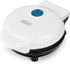Dash Mini Maker Portable Grill Machine + Panini Press for Gourmet Burgers, Sandwiches, Chicken + Other On the Go Breakfast, Lunch, or Snacks with Recipe Guide - White