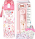 Y YOFUN Decorate Your Own Water Bottle with Tons of Glitter Gem & Unicorn Stickers, BPA Free Tritan Material, 20 oz, Kids Craft Kit & DIY Art, Gift for Girl Age 4 5 6 7 8 9 10 Years Old