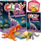 Create Your Own Clay Dino Build 4 Dinosaur Models with Air Dry Modeling Clay Arts & Crafts Kit for Boys & Girls Magic Modeling Clay for Kids Dinosaur Toys STEM Gifts Craft Activity Kit for Ages 6+