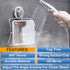 Velmade Shower Mirror Shower Mirror Fogless for Shaving-No Fog Shower Mirror 360 Degree Swivel-Waterproof Large Shower Mirror Rust-Resistant Shower Mirror Fogless for Bathroom-NO Drilling-Chrome
