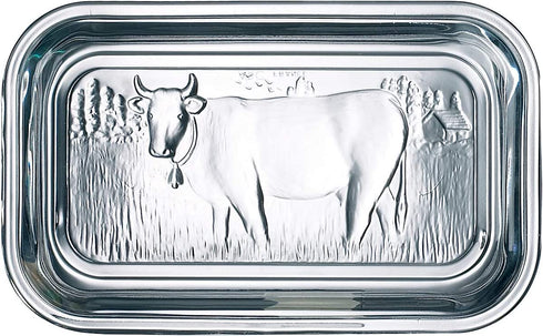 Luminarc Cow Butter Dish, Set of 1, Lid, 1, Clear