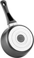 Saflon Titanium Nonstick 2 Quart Sauce Pan with Glass Lid Forged Aluminum with PFOA Free Coating