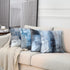Alricc Blue Throw Pillow Cover,Pack of 4 Soft Velvet Decorative Cushion Cover for Sofa Bedroom Living Room (18X18 inch,Blue)
