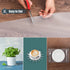 GOTECHBO Shelf Liner Clear, Waterproof Cabinet Liners, 17.7" x 181 Inch Non-Adhesive Easy to Cut Kitchen Drawer Liners Also Used as Pantry Cabinet Liner, Storage Liners