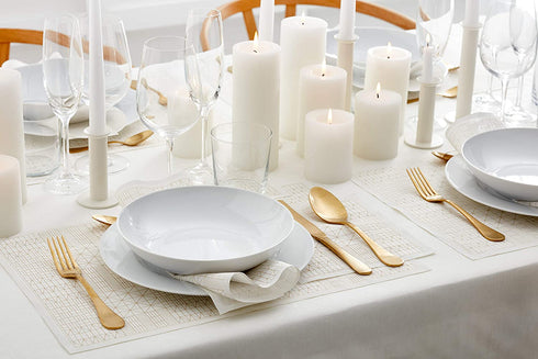 MY DRAP Cloth Washable and Reusable Dinner Napkin - 12.6 x 12.6 In (6 Per Roll, Linen Vivo)