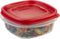 Rubbermaid Easy Find Lids Food Storage Container, 1.25 Cup, Racer Red