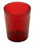 G.E.T. Tahiti Shatterproof BPA-Free Plastic Tumblers, 6 Ounce, Red (Set of 4)