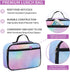Lunch Box with Padded Liner, Rickyh style Spacious Insulated Lunch Bag Durable Thermal Lunch Cooler Pack with Strap for Boys Girls Adults School Sports Beach Picnic Work Camp,2 Pocket (LBXINGXING?