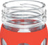 Lifefactory 22-Ounce BPA-Free Glass Water Bottle with Classic Cap and Protective Silicone Sleeve, Poppy