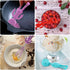 Human Shaped Kitchen Utensils Set 6 Piece Non Stick Heat Resistant Baking Tools Kitchen Gadgets Silicone Cute Utensils with Comfortable Grip Handle, Dishwasher Easy Clean and Stand up Kitchenware