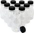 CSBD 8oz Plastic Juice Bottles with Tamper Evident Lids, 10 Pack, Food Grade Safe PET with No BPA, Apple, Kombucha, Tea, Cold Brew or Milk Bulk Containers, Reusable