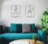 Matani Metal Cactus Wall Decor | Succulent Metal Wall Art | Flower Wall Decor | Bedroom & Living Room Wall Decor