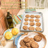 P&P CHEF Baking Cookie Sheet Set of 2, Stainless Steel Baking Sheets Pan Oven Tray, Rectangle 16?x12?x1?, Non Toxic & Durable Use, Mirror Finished & Easy Clean