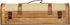 Twine Vintage Trunk Bottle Gift Wine Box with Lid and Handle Wood, Faux Leather, Brass Accents, Cloth, 1