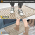 Indoor Doormat, Front Back Door Mat Rubber Backing Non Slip Door Mats 20?x31.5? Absorbent Resist Dirt Entrance Doormat Inside Floor Mats Area Rug for Entryway Machine Washable Low-Profile (Brown)