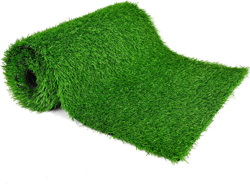 COYMOS Faux Grass Table Runner for Table Decoration Grass Rug Spring Summer Party Decor, 14 Inch x 72 Inch