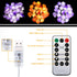 Decorative String Lights, Fluorite Amethyst String Lights Natural Crystal Light 10 ft 30 LEDs Fairy String Light Dreamy Crystal Decoration with USB and Battery Powered for Bedroom (Purple Amethyst)